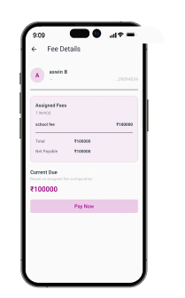 Fee Details Mobile Screen